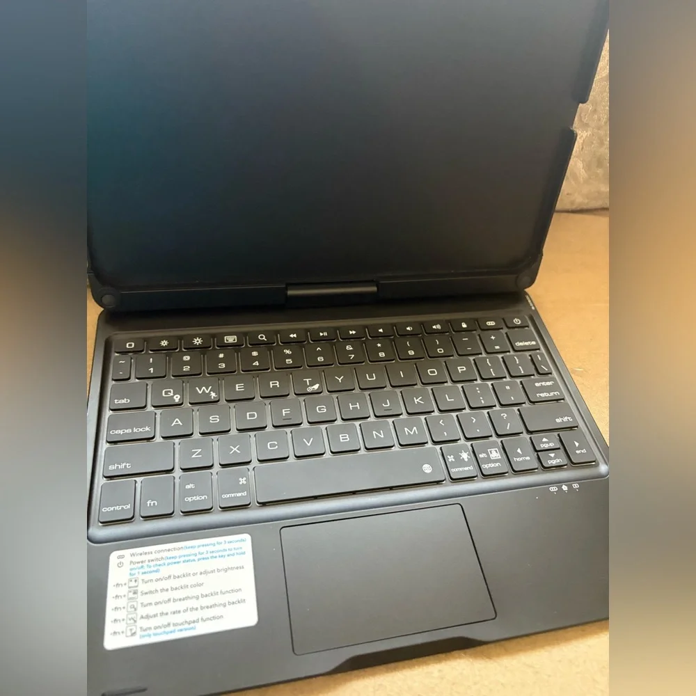 Black Tablet Keyboard Case